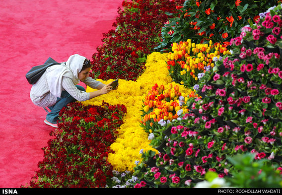 افتتاح نمایشگاه گل و گیاه در تهران (عکس)