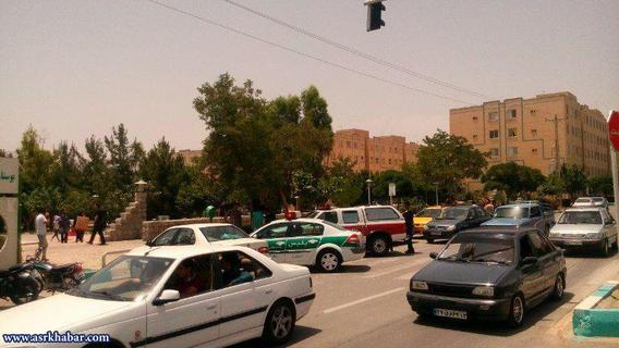 شلیک اشتباهی دو گلوله توپ جنگی در اصفهان (+عکس)