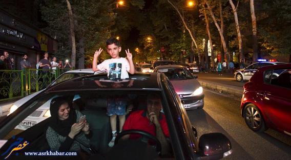 جشن هسته ای در خیابان های ایران (عکس)