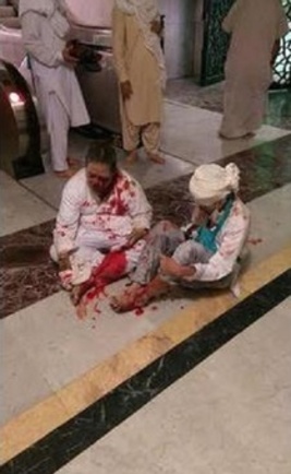 سقوط جرثقيل و شهادت زائران در مسجدالحرام(+عكس)