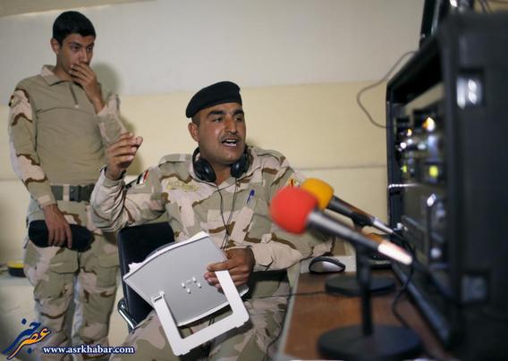 راه اندازی رادیو در نزدیکی پایتخت داعش (عکس)
