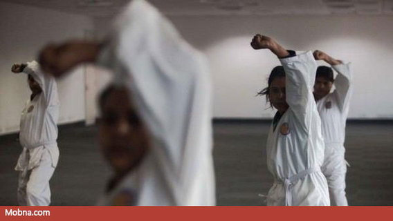 باشگاه کاراته زنان پلیس دهلی(عکس)