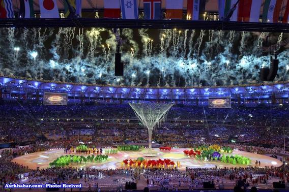 تصاویر دیدنی از اختتامیه المپیک برزیل