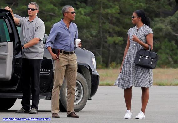 تصاویر جالب از تعطیلات اوباما و خانواده اش