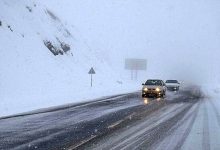 بارش برف، باران و مه‌گرفتگی در جاده‌های ۲۲ استان