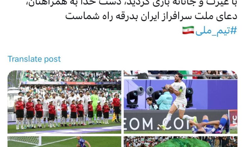 پیام قالیباف به بازیکنان تیم ملی فوتبال: دست خدا به همراهتان