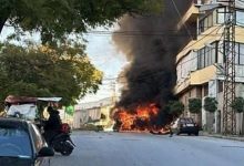 المیادین: حمله پهپادی اسرائیل به خودرویی در شهر النبطیه لبنان