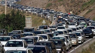 ۱۰ کیلومتر ترافیک فوق سنگین در محور سراوان - امامزاده هاشم
