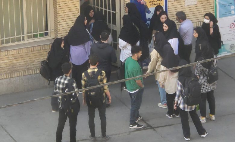تصاویر خبرساز از ورودی دانشگاه معروف در تهران