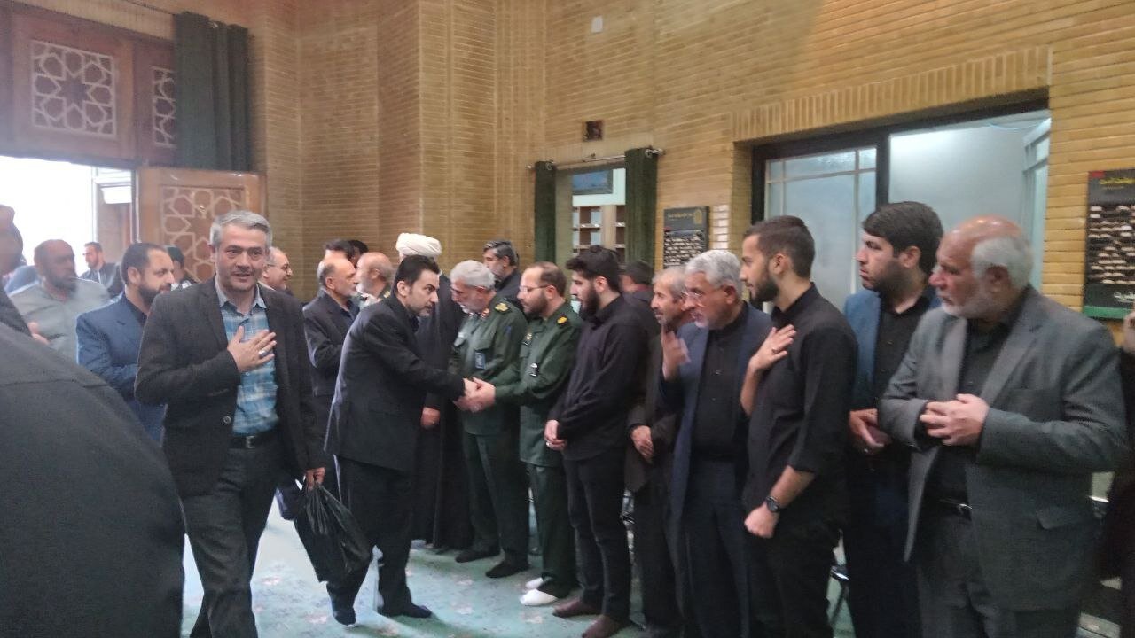 میزبانی سردار قاآنی از مهمانان مراسم بزرگداشت شهدای حمله موشکی اسرائیل به ساختمان کنسولگری ایران