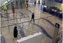فرودگاه دبی را آب بُرد