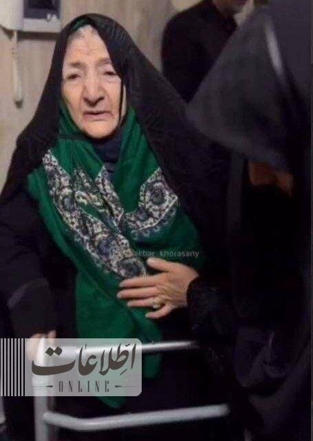تصاویر | عکس‌هایی جدید از مادر ابراهیم رئیسی پس از شهادت رئیس جمهور