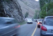 ترافیک نیمه سنگین در جاده چالوس و آزادراه تهران - شمال