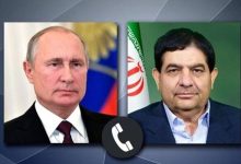 گفت‌وگوی تلفنی پوتین و مخبر/ سرپرست ریاست جمهوری: ایران مصمم به اجرای همه توافقات با روسیه در بخش‌های مختلف است