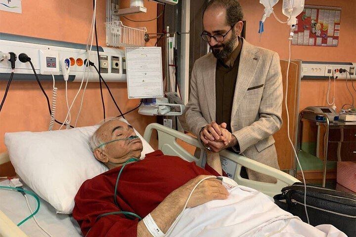عکس | اولین تصویر از محمدعلی بهمنی روی تخت بیمارستان