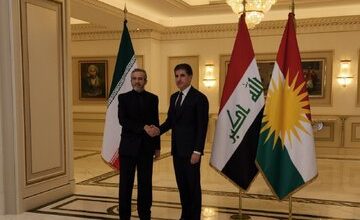 باقری‌کنی با رئیس اقلیم کردستان عراق دیدار کرد