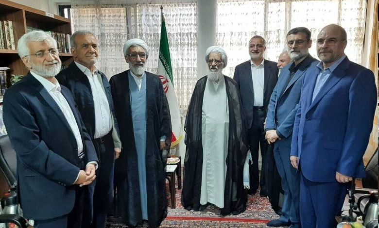دیدار شش نامزد انتخابات با رئیس مجلس خبرگان