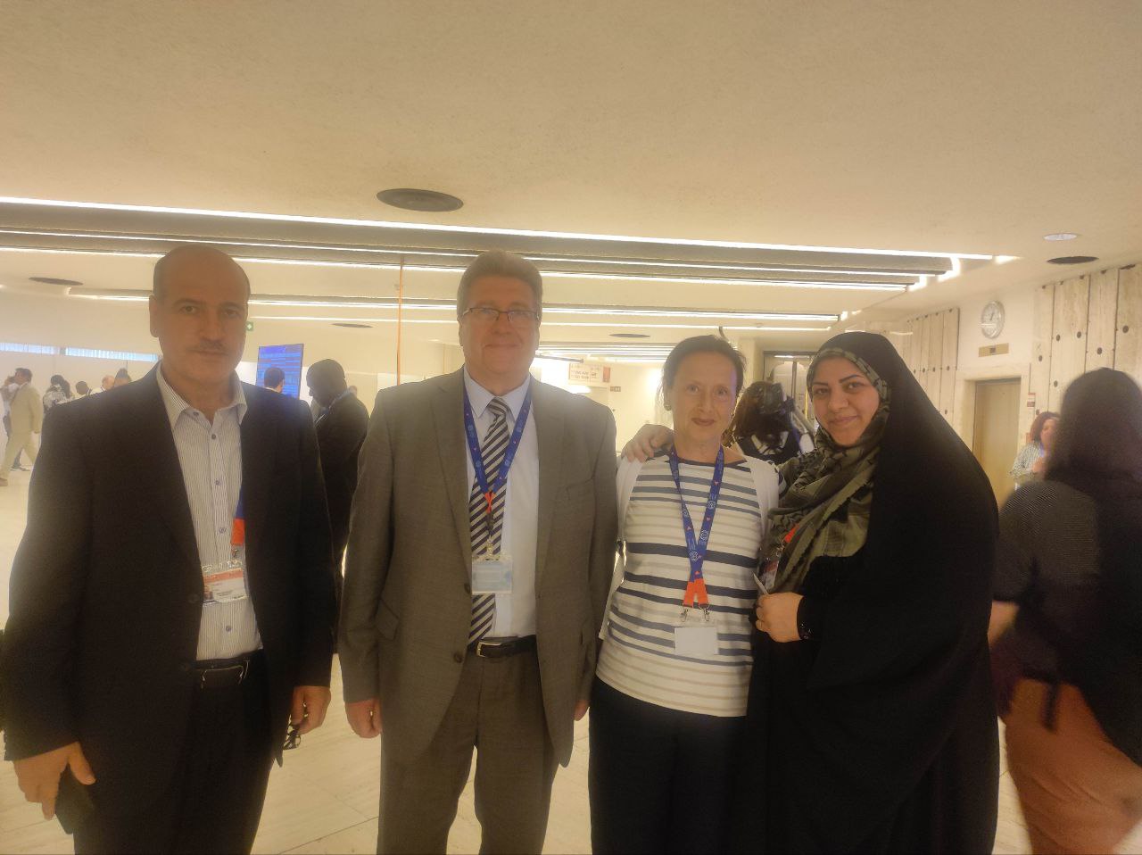 دیدار اعضای هیات کارگری ایران در سازمان جهانی کار با هیات روسی