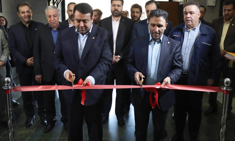 افتتاح خط جدید تولید شرکت چاپ و نشر با حضور مدیرعامل بانک ملی ایران