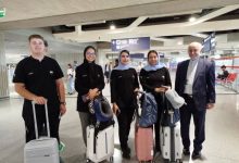 اولین کاروان ورزشی ایران وارد پاریس شد