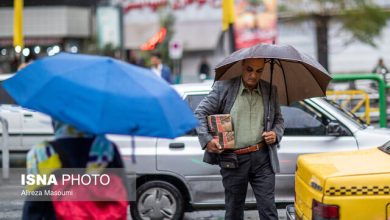 رگبار باران از امروز در تهران