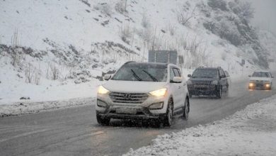 بارش برف و باران در جاده ها/ از سفرهای غیرضرور طی ۴۸ ساعت آینده خودداری کنید