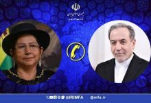 گفتگوی تلفنی وزیران امور خارجه جمهوری اسلامی ایران و بولیوی