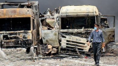 پایان عملیات ملی اطفای حریق اسکله شهید رجایی اعلام شد