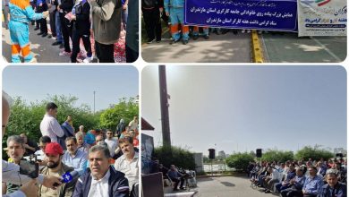 برگزاری همایش بزرگ پیاده روی خانوادگی کارگران در ساری
