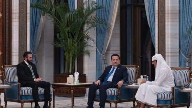 دیدار رئیس دولت موقت سوریه و نخست وزیر عراق در قطر / ابراز نگرانی «السودانی» از حضور اسرائیل و داعش در سوریه