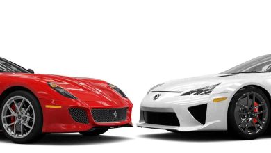 مقایسه دو اسطوره سریع و لوکس؛ لکسس LFA و فراری 599 GTO در یک قاب (+اینفوگرافی)
