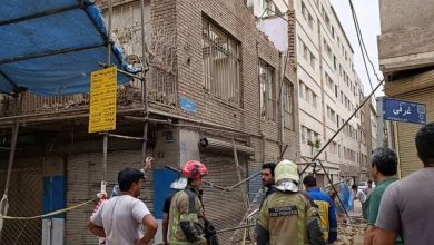 حادثه تخریب ساختمان در تهران/ ۳ کارگر افغان مصدوم شدند