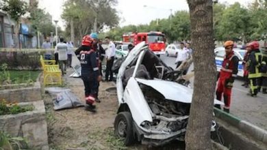 برخورد خودرو با درخت جان سه نفر را گرفت