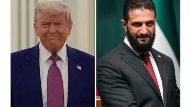 اولین تصاویر از دیدار ترامپ و جولانی