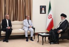 شهباز شریف با انتشار تصویری از دیدار با مقام معظم رهبری نوشت....