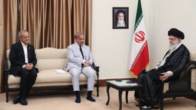 شهباز شریف با انتشار تصویری از دیدار با مقام معظم رهبری نوشت....
