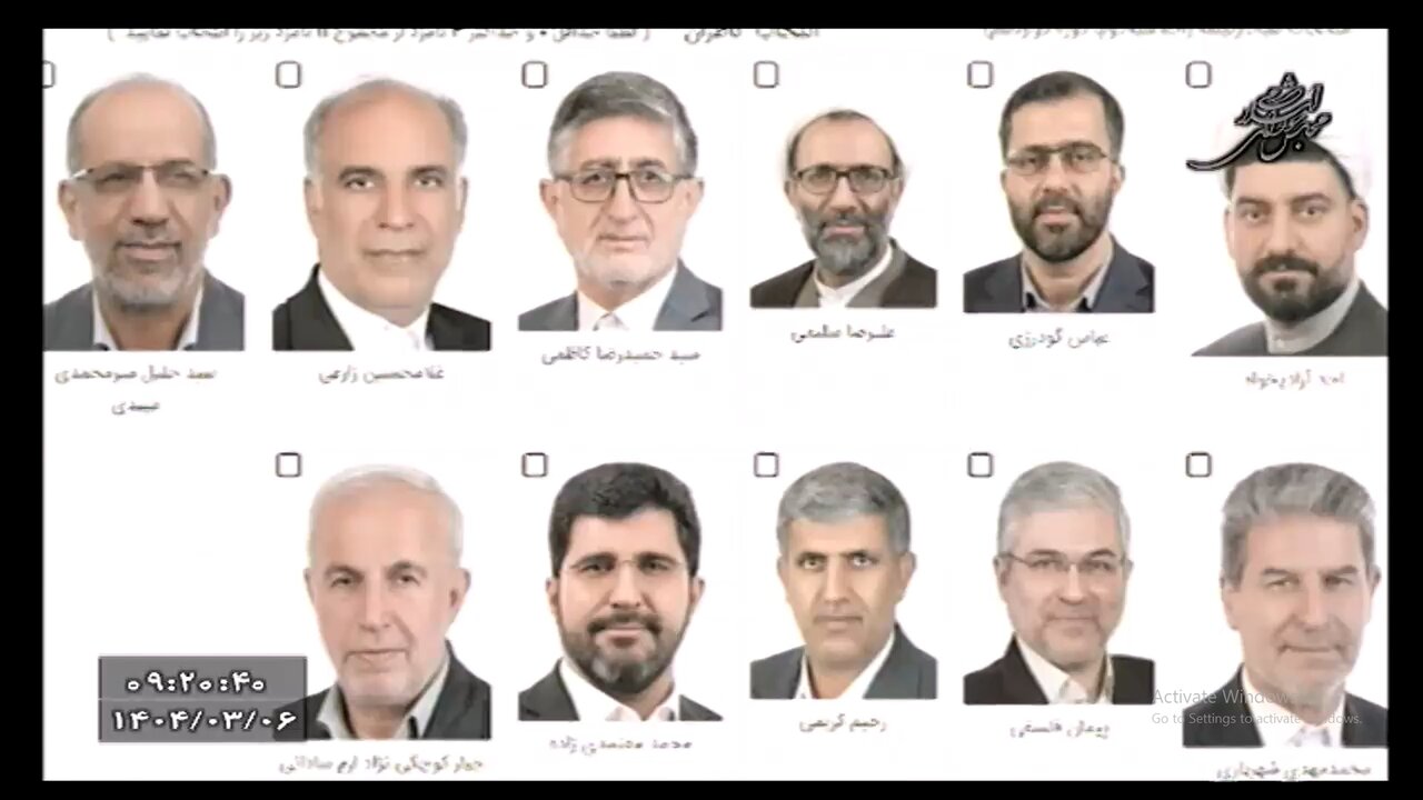 نتیحه آرای ناظران هیات رئیسه اجلاسیه دوم مجلس دوازدهم/ تکرار همان نفرات اجلاسیه اول