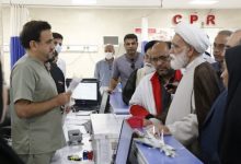 دلجویی نماینده ویژه رهبر انقلاب از مجروحین و حادثه‌دیدگان بندر شهید رجایی