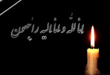 پیام تسلیت معاون وزیر کار برای درگذشت مادر گرامی رئیس مرکز تحقیقات وزارت کار