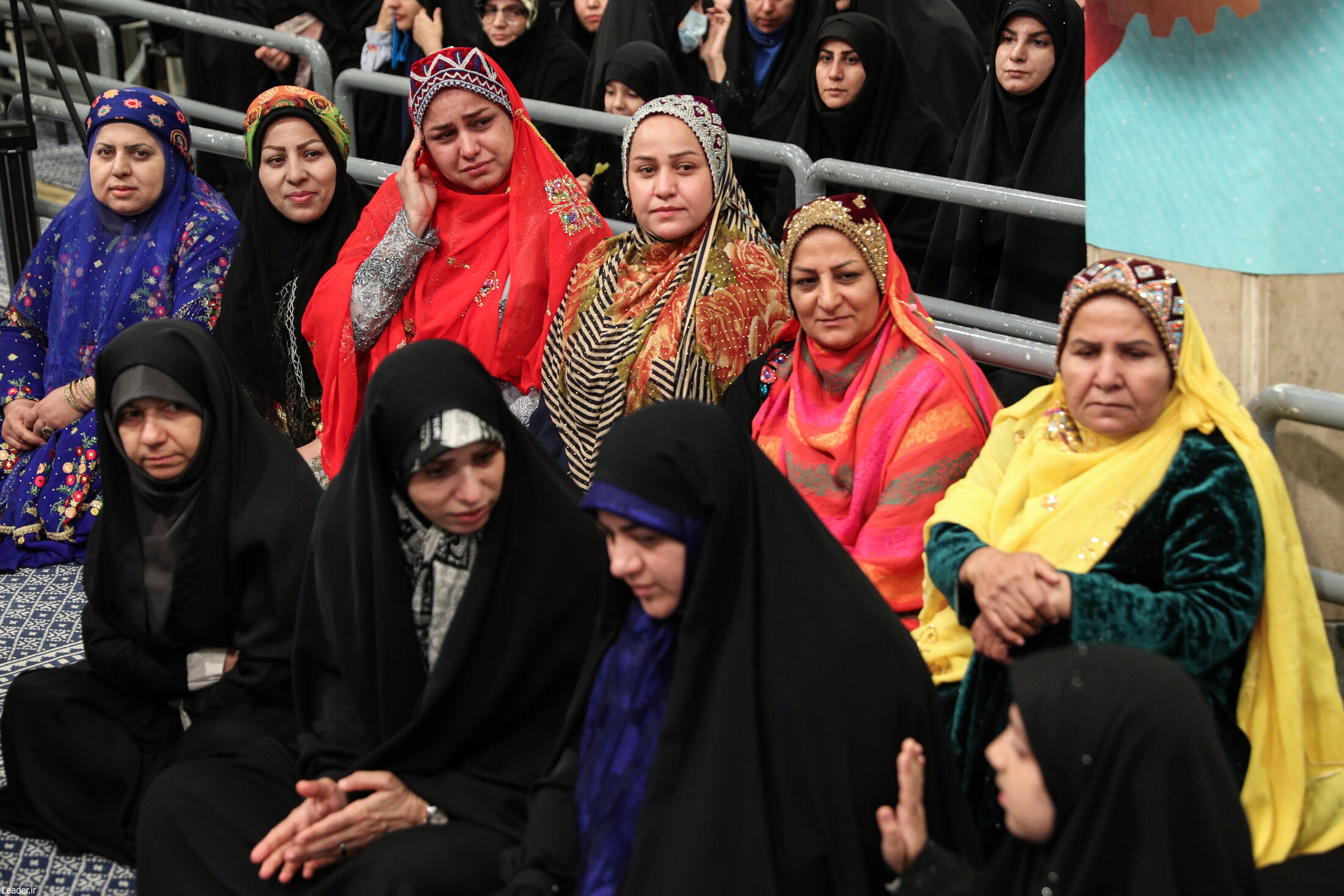عکسی از حضور گلپور رییس کانون عالی انجمن های صنفی کارگران ایران در دیدار با رهبر انقلاب