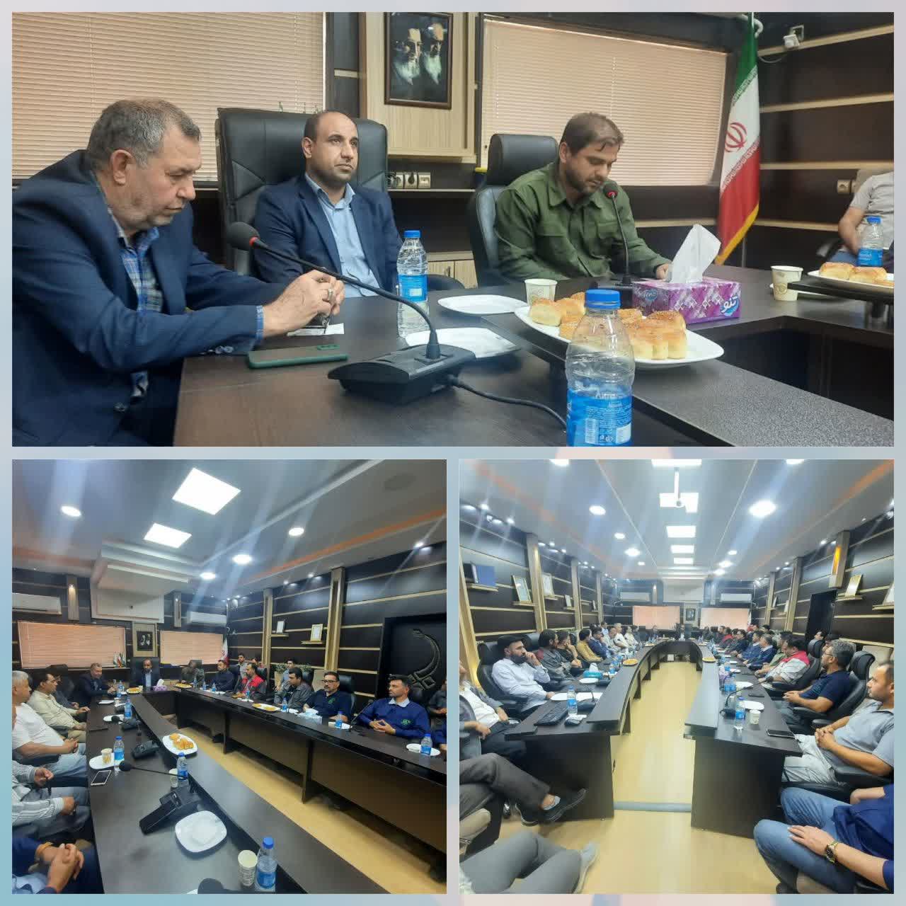  برگزاری نشست اخوت کارگری با کارفرمایی با موضوع مشکلات کارگران در شرکت کاغذ پارس(هفت تپه)+عکس
