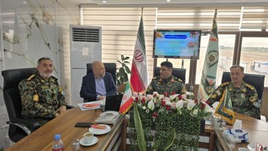 ديدار شهردار کهریزک با فرماندهان فراجا با موضوع دسترسی شهر به بزرگراه خلیج فارس+ عكس