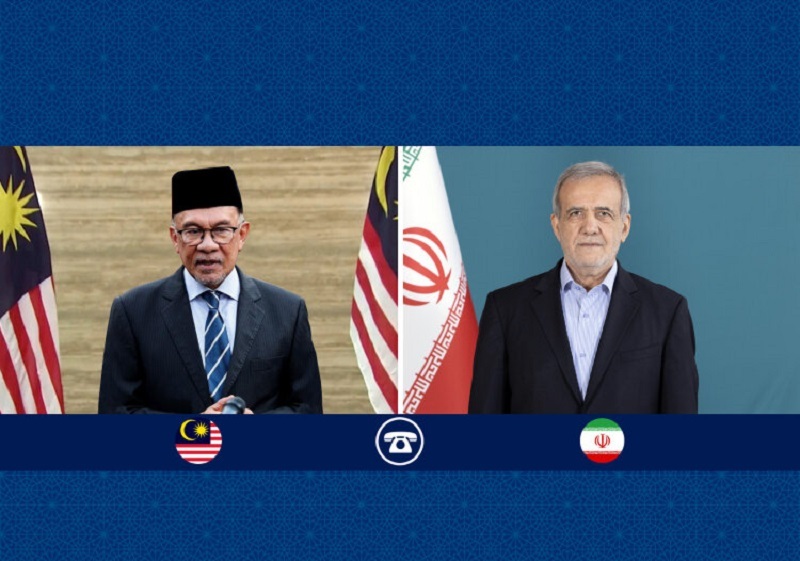 گفتوگوی تلفنی پزشکیان با نخست وزیر مالزی