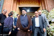 تصاویری از ناطق نوری و بهزاد نبوی در مراسم ختم برادر هاشمی رفسنجانی/ سردار حقانیان همنشین سید حسن خمینی شد/ وزیر دولت روحانی هم آمد