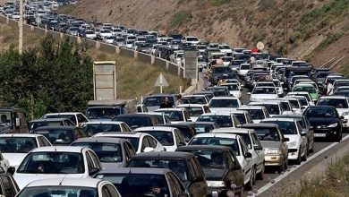 قابل توجه مسافران؛ ترافیک سنگین در این جاده‌ها