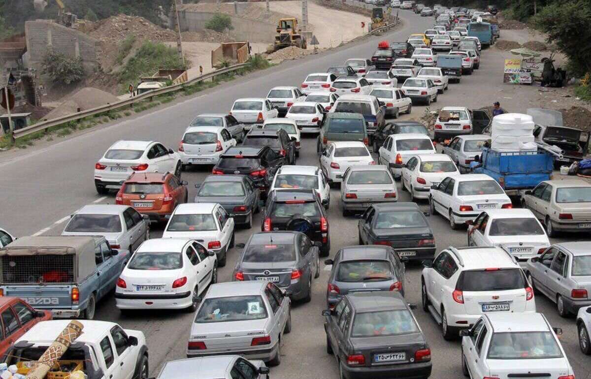 گزارش وضعیت ترافیک در جادههای شمالی