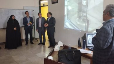 بازدید رئیس کانون عالی انجمن های صنفی کارگران ایران از نمایشگاه دایمی ایمنی مرکز تحقیقات و تعلیمات حفاظت و بهداشت کار کشور
