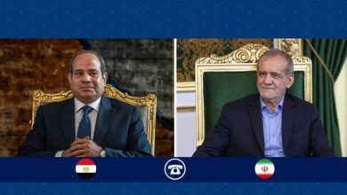 گفت‌وگوی تلفنی روسای جمهور ایران و مصر/ تاکید پزشکیان بر تقویت روابط با قاهره/ ابراز امیدواری پیرامون دیداری دوجانبه و سازنده در تهران