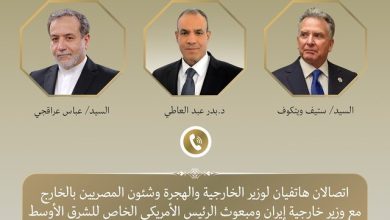 رایزنی تلفنی وزیر خارجه مصر با عراقچی و ویتکاف