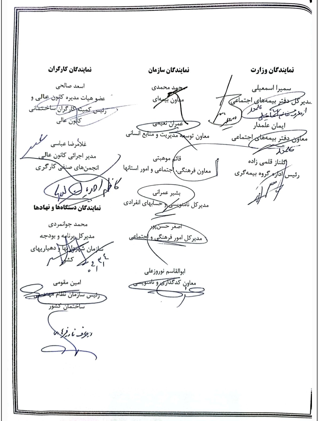 شیوه نامه ساماندهی بیمه کارگران ساختمانی(سند)